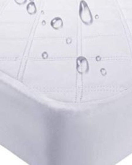 9" Waterproof Bamboo Terry Crib Mattress Pad Liner Mattress Cover Only.