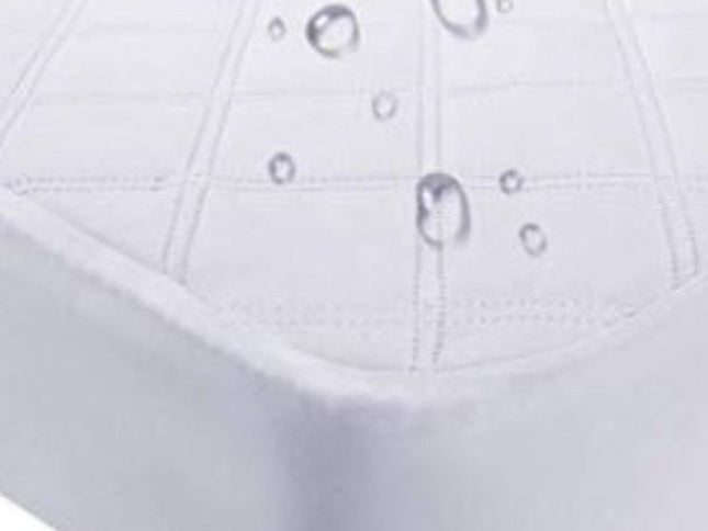 9" Waterproof Bamboo Terry Crib Mattress Pad Liner Mattress Cover Only.