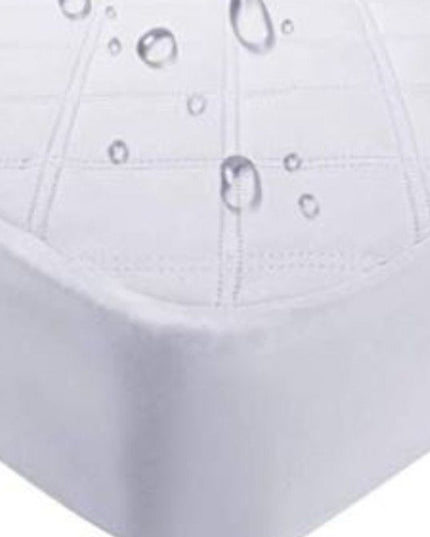 9" Waterproof Bamboo Terry Crib Mattress Pad Liner Mattress Cover Only.