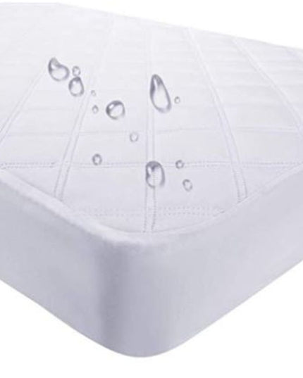 9" Waterproof Bamboo Terry Crib Mattress Pad Liner Mattress Cover Only.