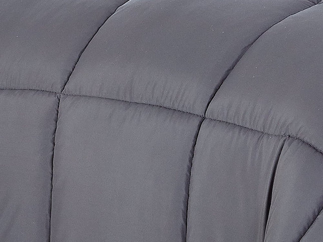 Dark Gray Queen Polyester Thread Count Down Alternative Comforter
