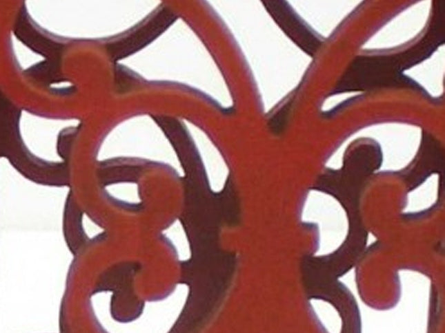 16" Red Wood End Tables