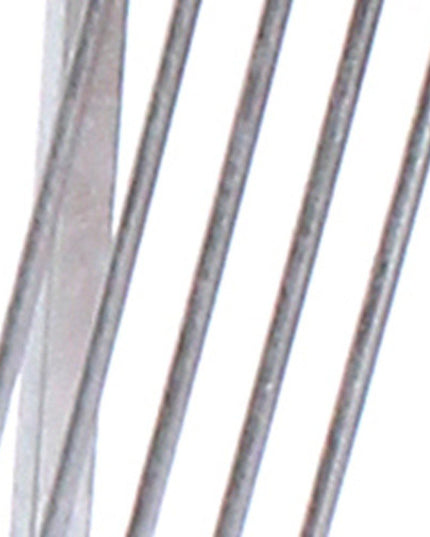 24" Silver Mirrored Glass And Iron End Table With Shelf