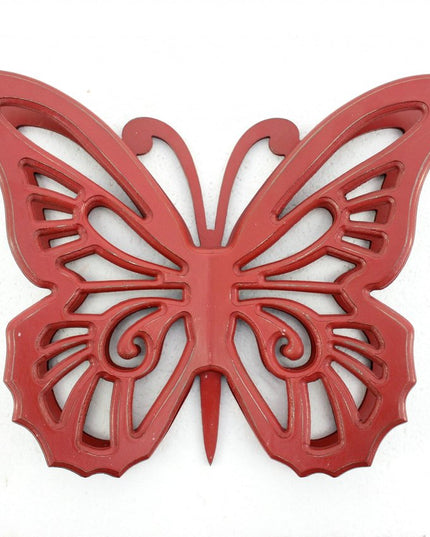 23" X 19" X 4" Gray Rustic Butterfly Wooden  Wall Decor