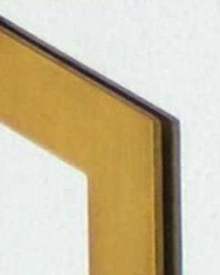 24" X 24" X 1" Blue Mirrored Square Wooden  Wall Decor