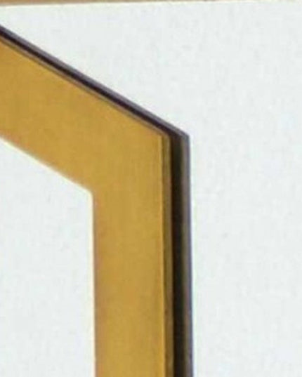 24" X 24" X 1" Blue Mirrored Square Wooden  Wall Decor