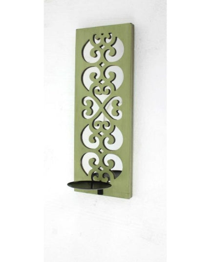 Green Wood Hanging Dimensional Sculpture