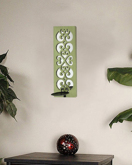 Green Wood Hanging Dimensional Sculpture