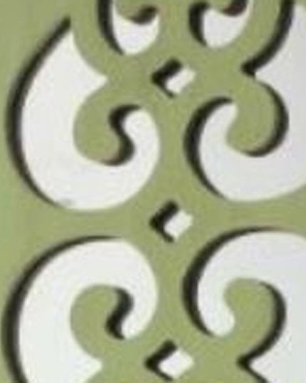 Green Wood Hanging Dimensional Sculpture