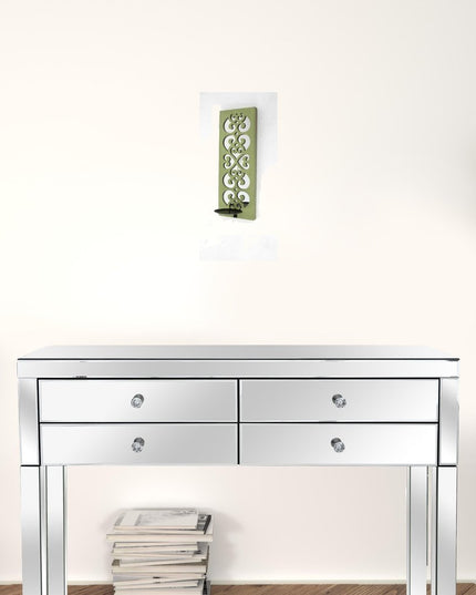 Green Wood Hanging Dimensional Sculpture