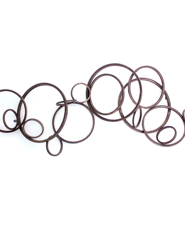 55" X 22" Bronze Metal Wall Decor