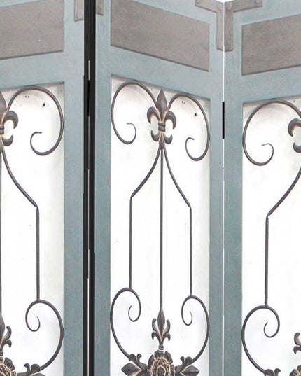 60 X 72 Blue Wood Metal  Screen