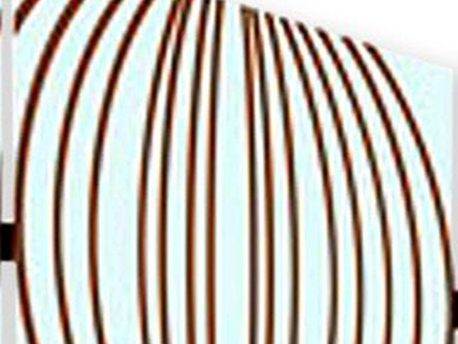 48 X 72 Multi Color Wood Canvas Sphere  Screen