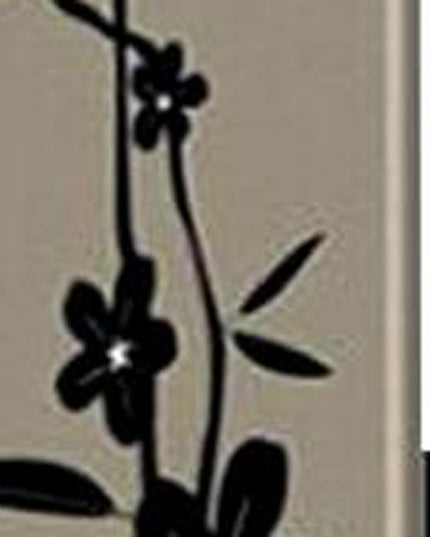 72" Beige Canvas Folding Three Panel Screen Room Divider