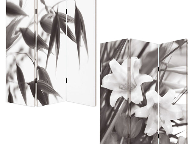 48" X 72" Multi Color Wood Canvas  Screen