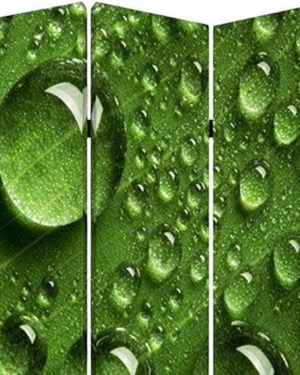 48" X 72" Multi Color Wood Canvas Rain  Screen