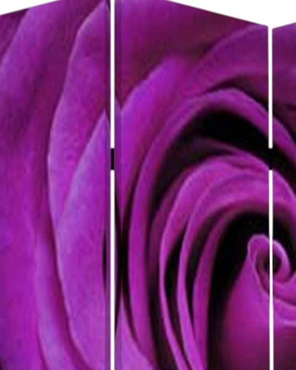 48 X 72 Multi Color Wood Canvas Flourish  Screen