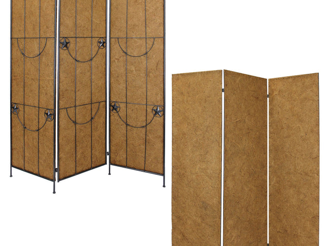 60 X 72 Brown Metal Lone Star - Screen