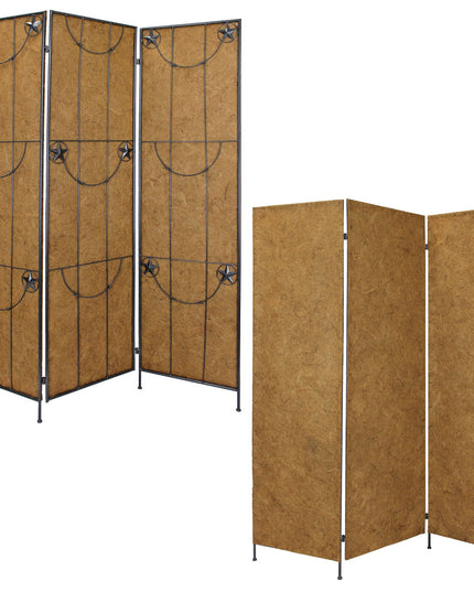 60 X 72 Brown Metal Lone Star - Screen