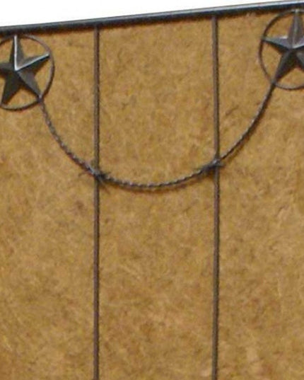 60 X 72 Brown Metal Lone Star - Screen