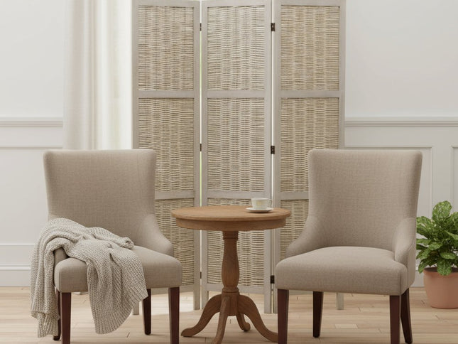 52 X 67 Beige Wood  Screen