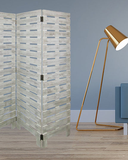 63 X 72 White Wood Garden  Screen