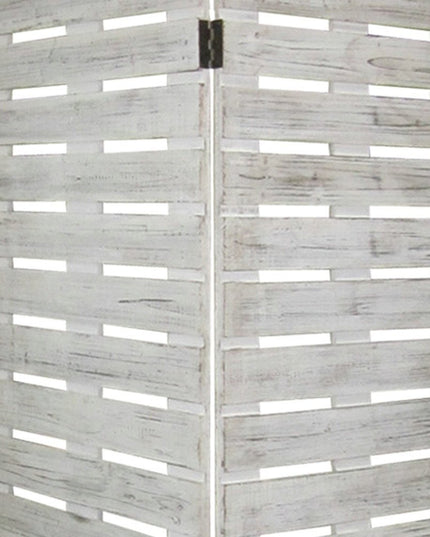 63 X 72 White Wood Garden  Screen