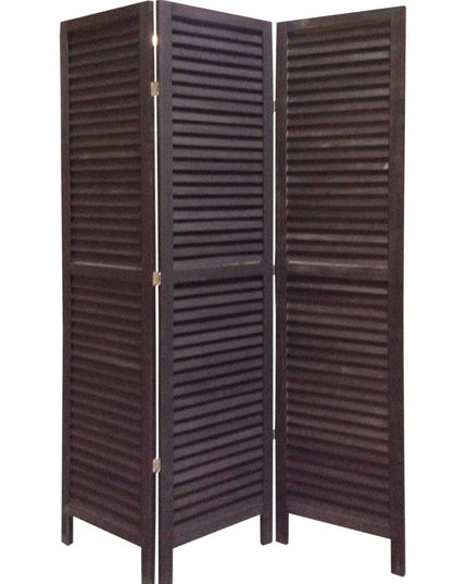 48 X 67 Black Wood Shutter - Screen