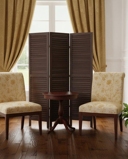 48 X 67 Black Wood Shutter - Screen