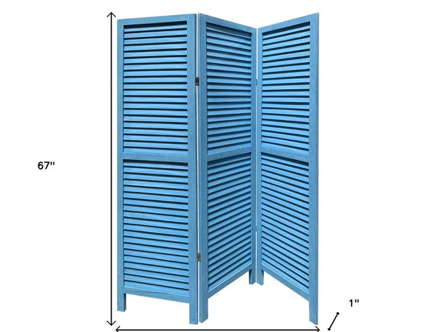 48 X 67 Black Wood Shutter - Screen
