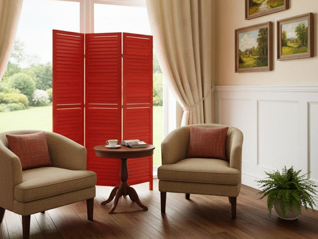 48 X 67 Black Wood Shutter - Screen