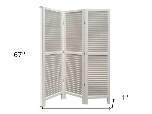 48 X 67 Black Wood Shutter - Screen