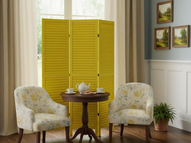 48 X 67 Black Wood Shutter - Screen