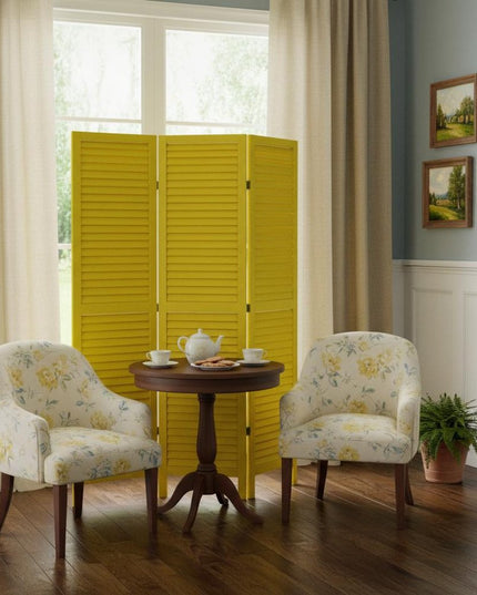 48 X 67 Black Wood Shutter - Screen