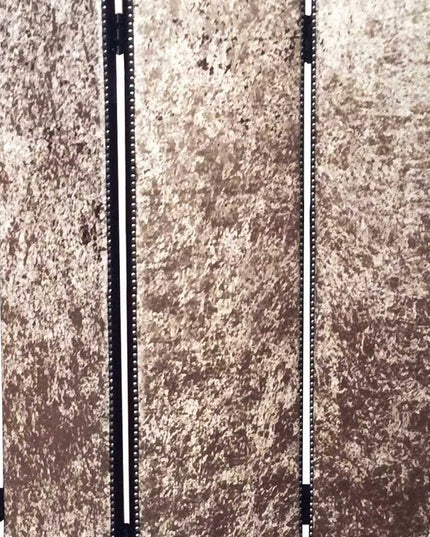 84 X 84 Tan Wood & Fabric  Screen