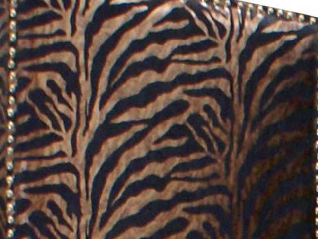 84 X 84 Bronze Wood & Fabric  Screen