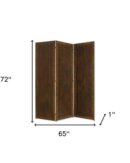 65" X 72" Bronze Wood Forger  Screen