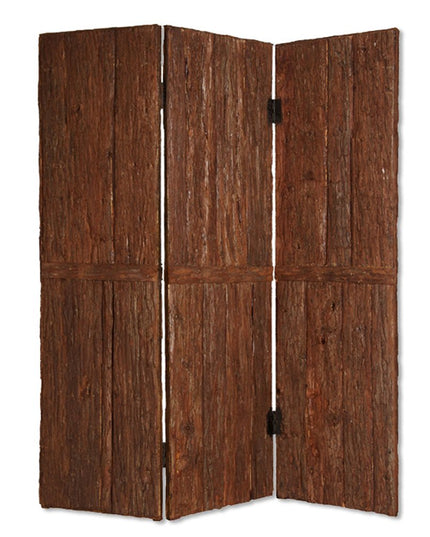 62" X 72" Brown Wood Tahoe  Screen