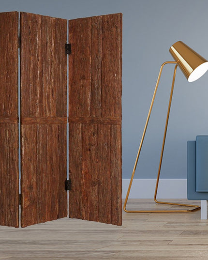 62" X 72" Brown Wood Tahoe  Screen