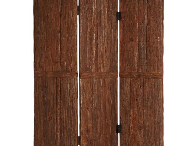 62" X 72" Brown Wood Tahoe  Screen