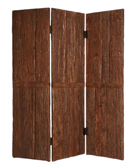 62" X 72" Brown Wood Tahoe  Screen