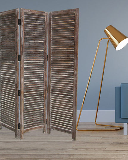 80 X 84 Brown Wood Screen