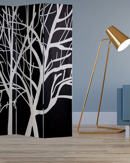 48" X 72" Multi Color Wood Canvas Tranquillity  Screen