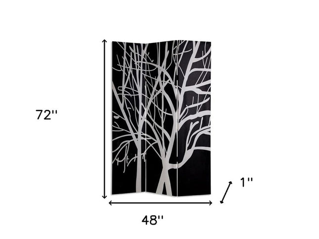 48" X 72" Multi Color Wood Canvas Tranquillity  Screen