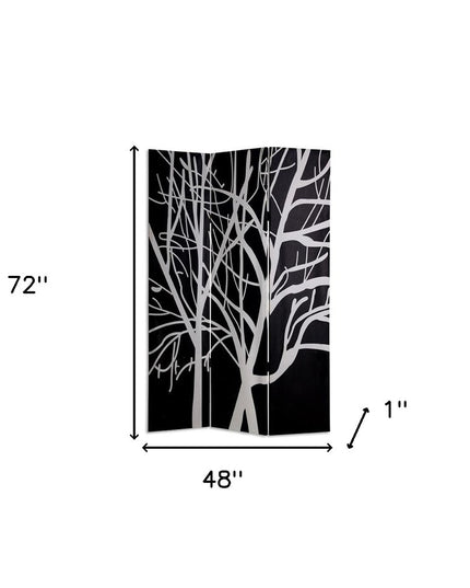 48" X 72" Multi Color Wood Canvas Tranquillity  Screen