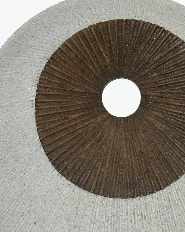 19" X 19" X 2.5" Grey And Brown Stone Wall Decor