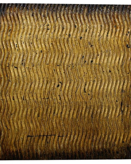 24" X 24" X 1" Raw Wood Look Silver Finish Square Wall Art Medium