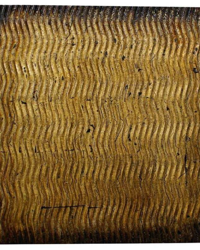 24" X 24" X 1" Raw Wood Look Silver Finish Square Wall Art Medium