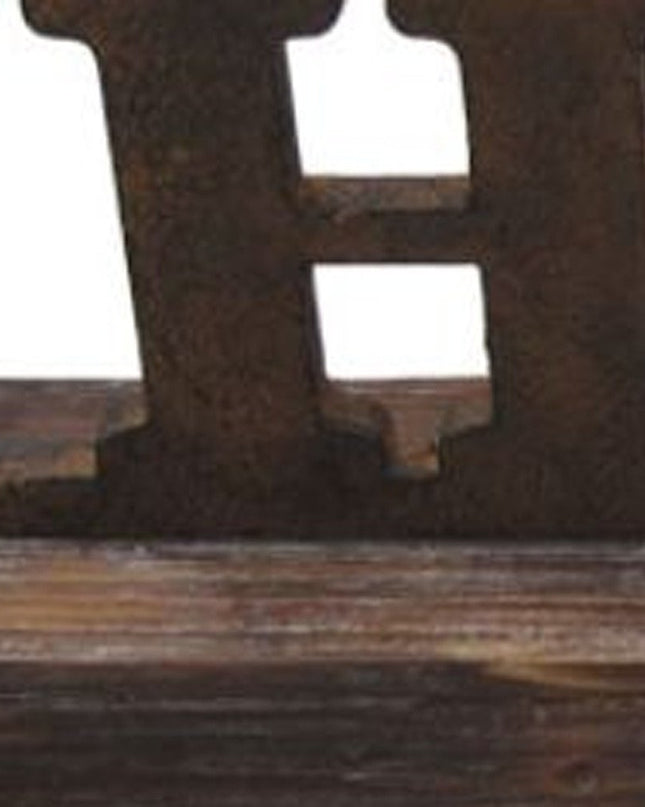 Brown Wood Decor Clock