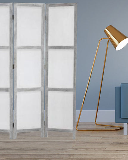 53" X 67" Gray Wood Breezer Mesh  Screen